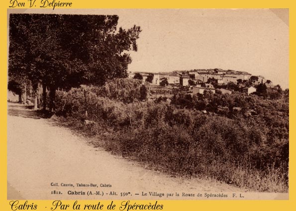 108 - Cabris  -  Par la route de Spracdes