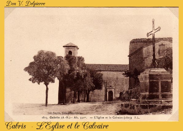 118 Cabris  L'glise et le calvaire