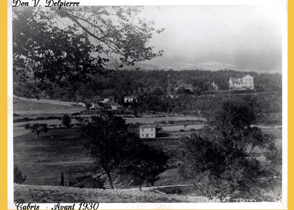 124 - Cabris  - Vue du Grand Pr avant 1930